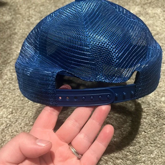 Seattle Mariners Women’s Cooperstown Collection Blue Glitter Vintage Logo Hat - Picture 5 of 6